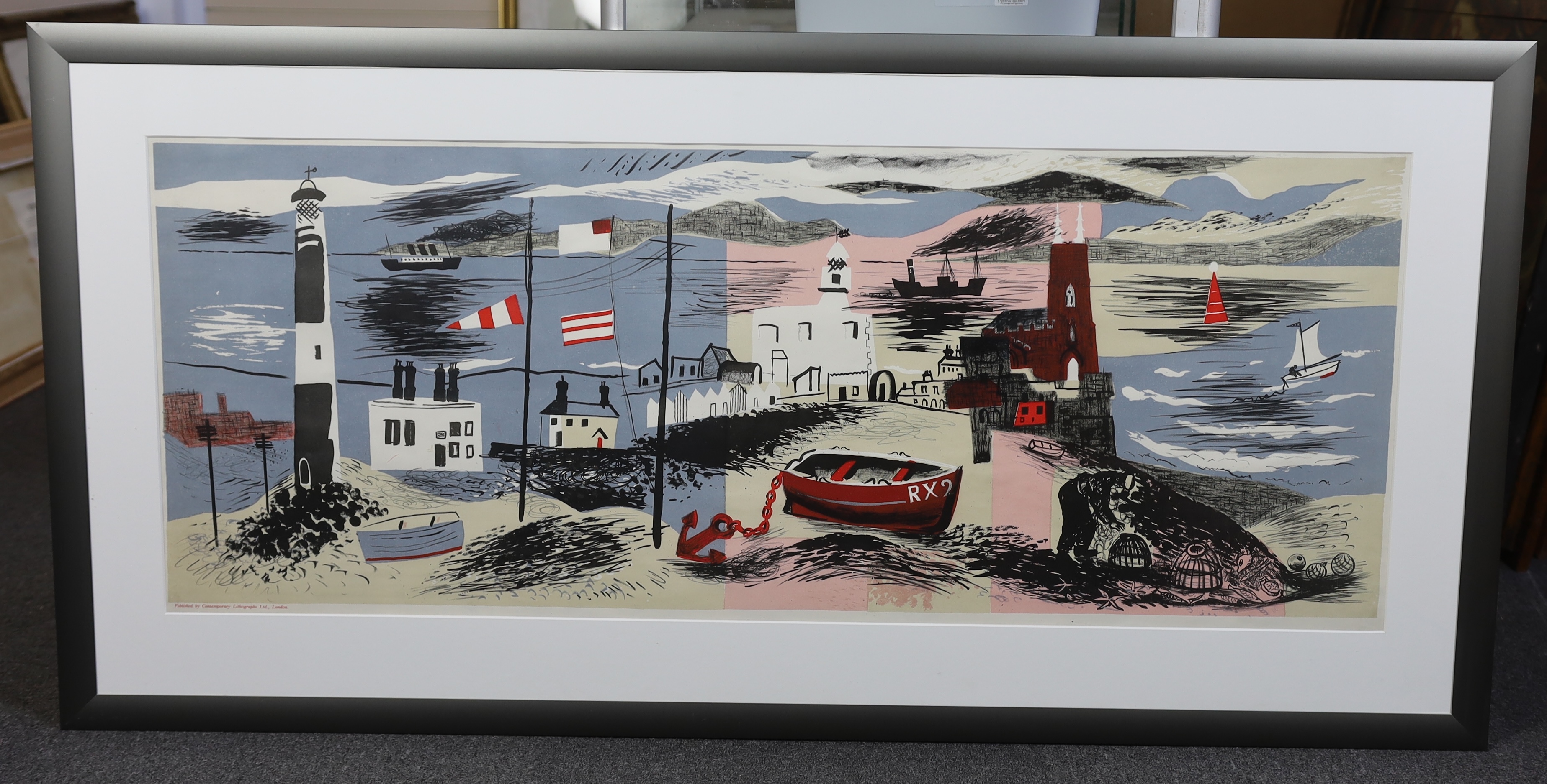 John Piper (British, 1903-1992), Nursery Frieze I (Levinson 8), lithograph in colours, on wove, 47 x 121.5cm